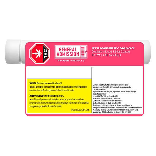 General Admission - Strawberry Mango Infused Pre-Roll