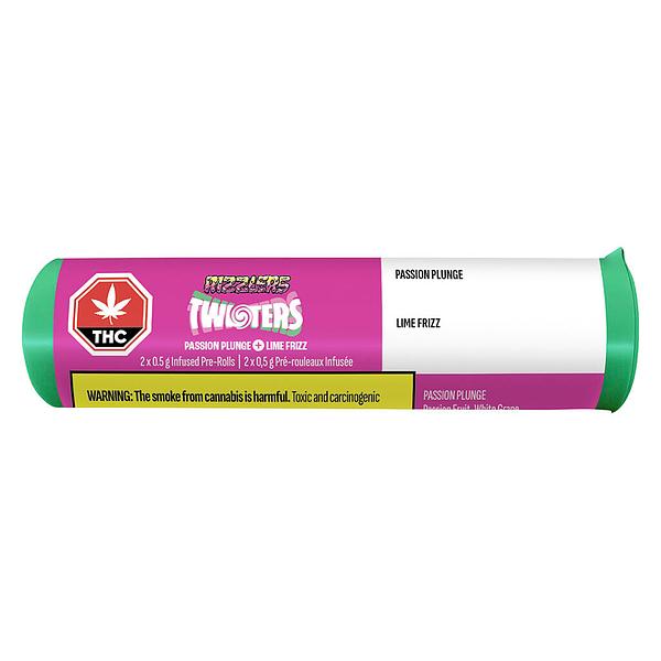 RIZZLERS - Twisters - Passion Plunge & Lime Frizz Razz Infused Pre-Roll