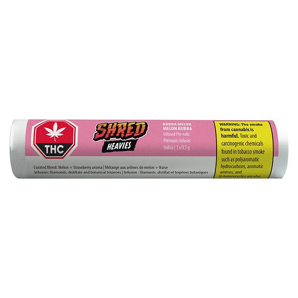 SHRED - Bubba Melon Heavies Diamond & Disty Infused Pre-Roll