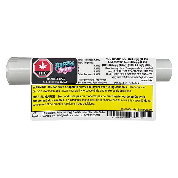 Puffer's Paradise - Honah Lee Haze Glass Tip Pre Roll image 3