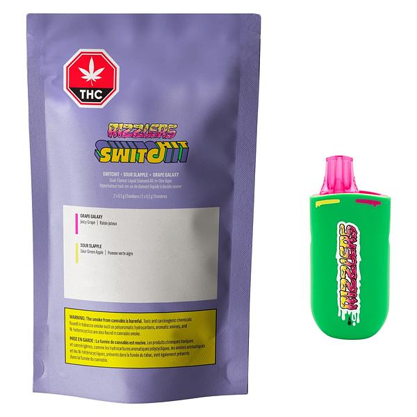 RIZZLERS - Switchit - Sour Slapple + Grape Galaxy AIO Vape