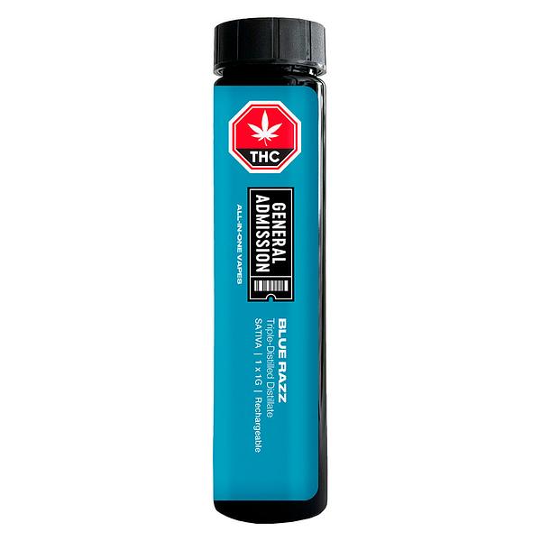 General Admission - Blue Razz Sativa Rechargeable All-In-One Vape image 2