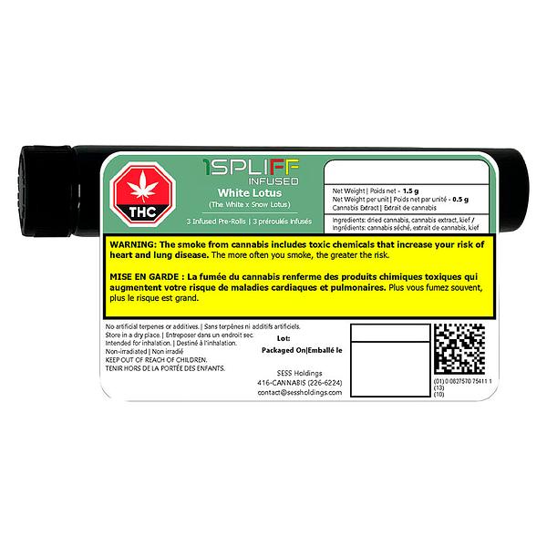 1Spliff Infused - White Lotus Infused Pre-Roll