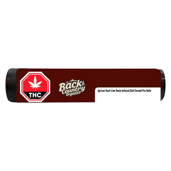 Back Country - Apricot Kush Live Rosin Infused Kief Coated Pre-Roll