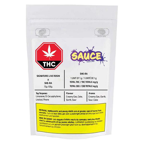 Sauce Rosin Labs - Signature Live Rosin Frosted Fruit Cake 73µ-159µ