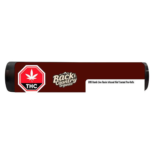 Back Country - GMO Bomb Rosin Infused Kief Coated Pre-Roll