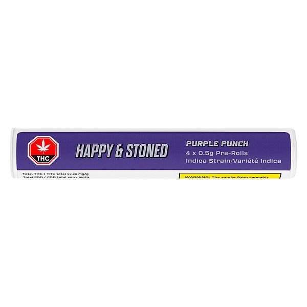 Happy & Stoned - Purple Punch Pre-Roll