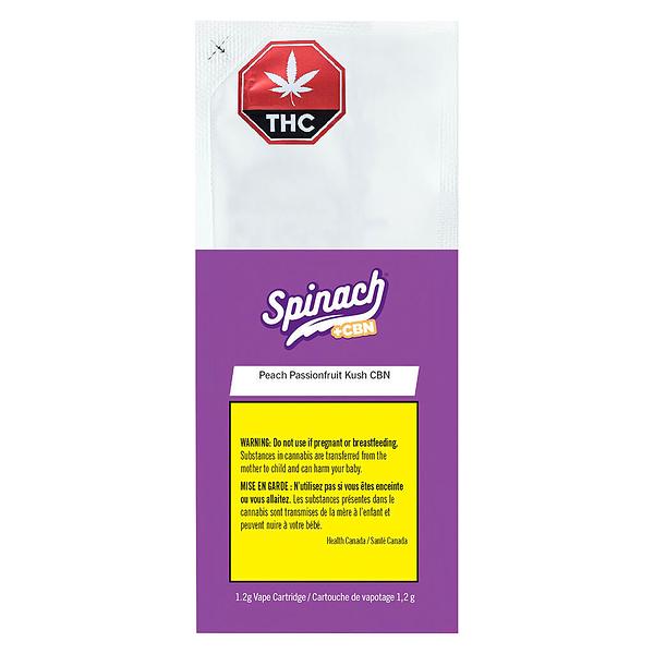 Spinach - Peach Passionfruit Kush 10:1 THC:CBN 510 Thread Cartridge image 2