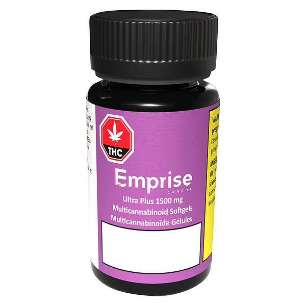 Emprise Canada - Ultra Plus 1500 mg Multicannabinoid Softgels