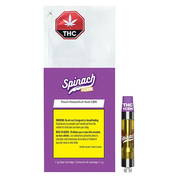 Spinach - Peach Passionfruit Kush 10:1 THC:CBN 510 Thread Cartridge image 4