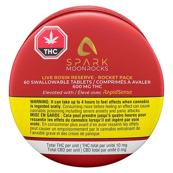 ASPIRE - SPARK THC Moonrocks - Live Rosin Reserve - Rocket Pack