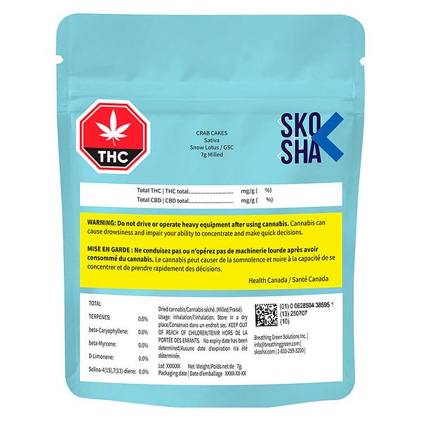 Skosha - Crab Cakes Premium Milled Flower