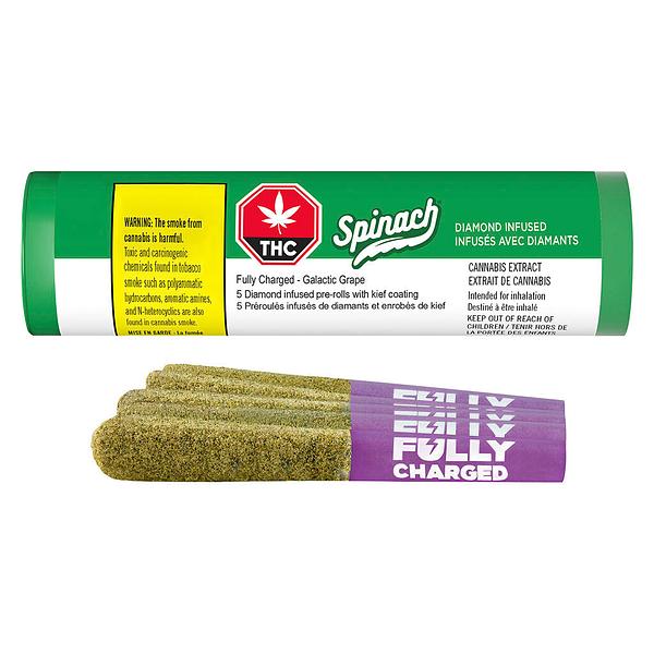 Spinach - Fully Charged Galactic Grape Infused Pre-roll image 4
